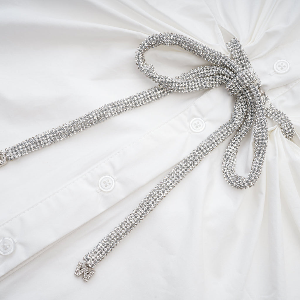 Μίνι Φόρεμα Με Λιλά Κρυστάλλινες Λεπτομέρειες