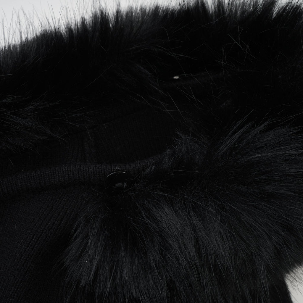 Φόρεμα Με Γούνινη Λεπτομέρεια Και Έξω Τους Ώμους Madeleine