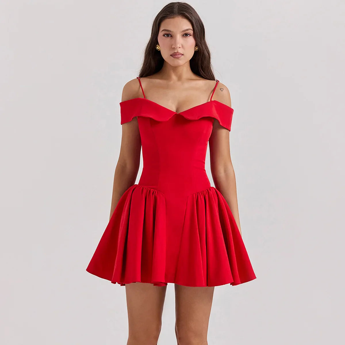 Μίνι Φόρεμα Elida Με Λουλούδια