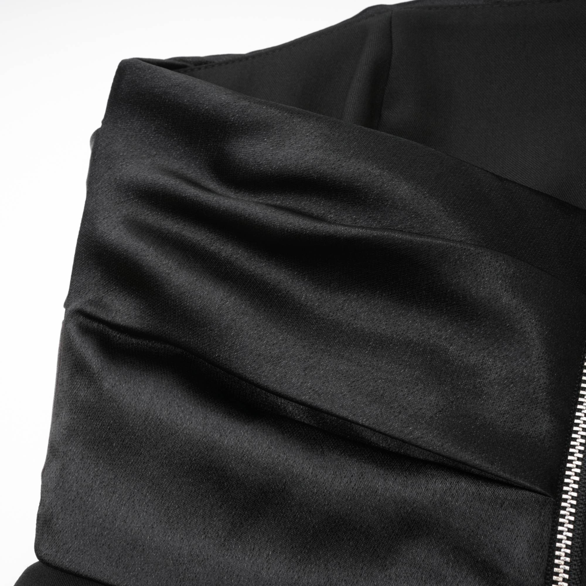 Μίνι Φόρεμα Mealla Με Κουμπιά Και Μαύρο Κρύσταλλο Και Φαρδύ Τελείωμα