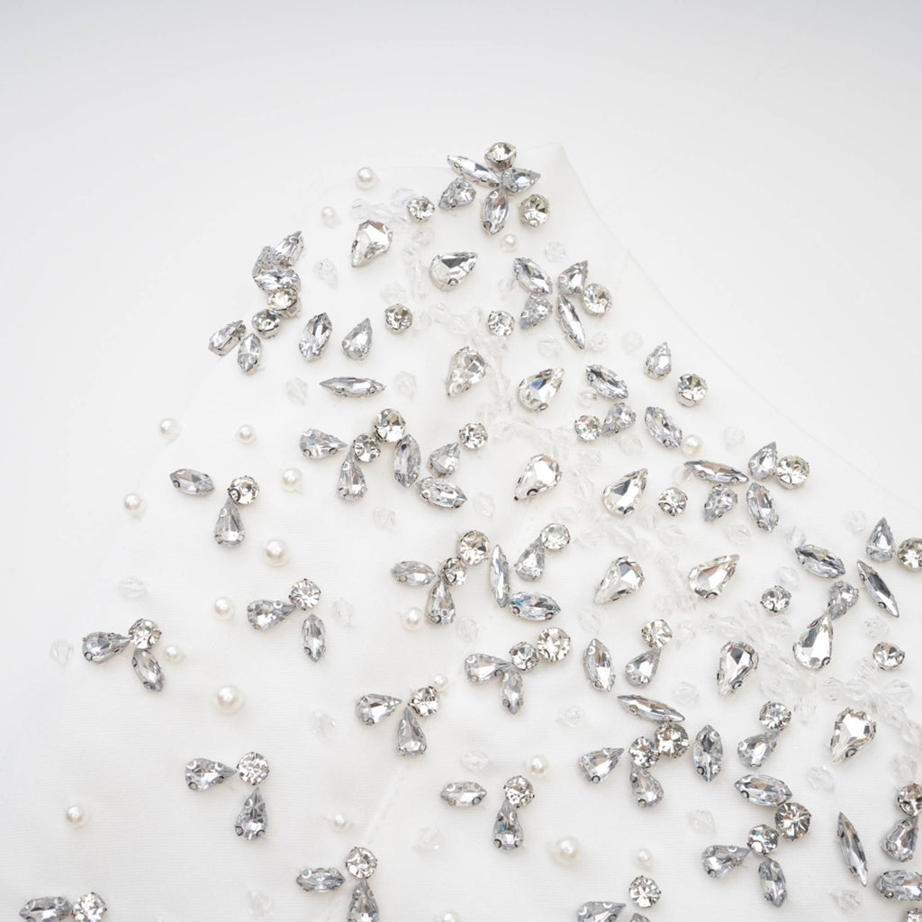 Μαύρο Μίνι Φόρεμα Με Κέντημα Melisande