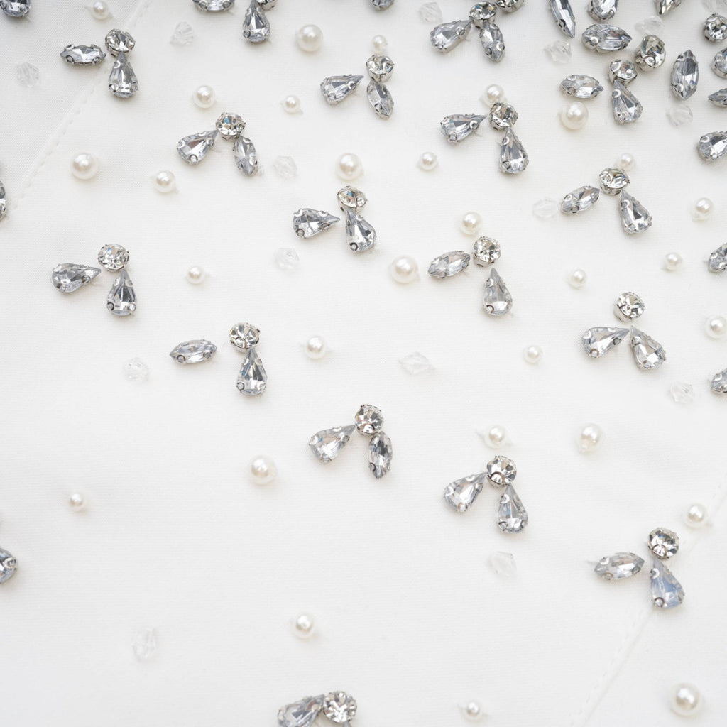 Μαύρο Μίνι Φόρεμα Με Κέντημα Melisande