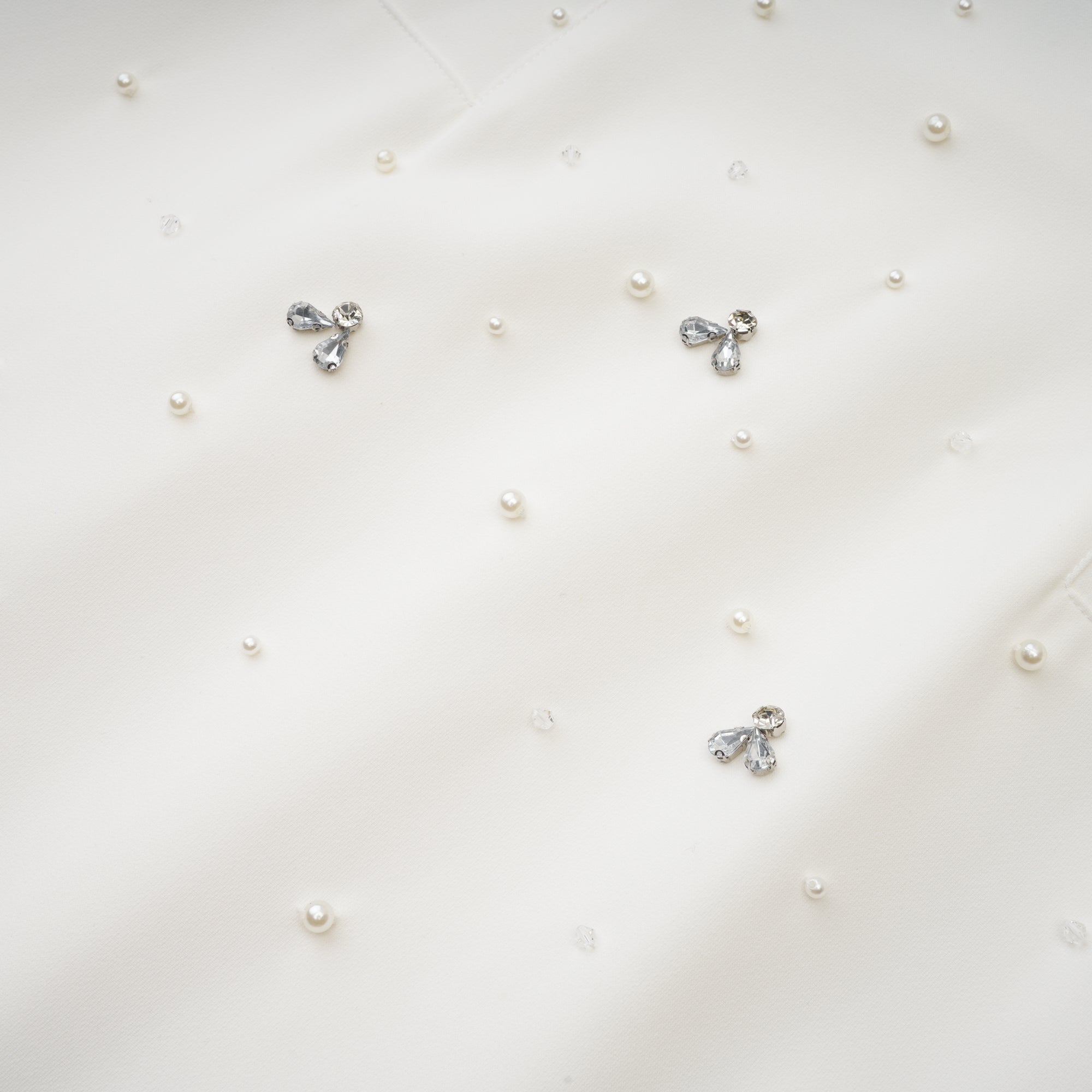 Φόρεμα Μίντι Με Κέντημα Melisande Σε Λευκό Χρώμα