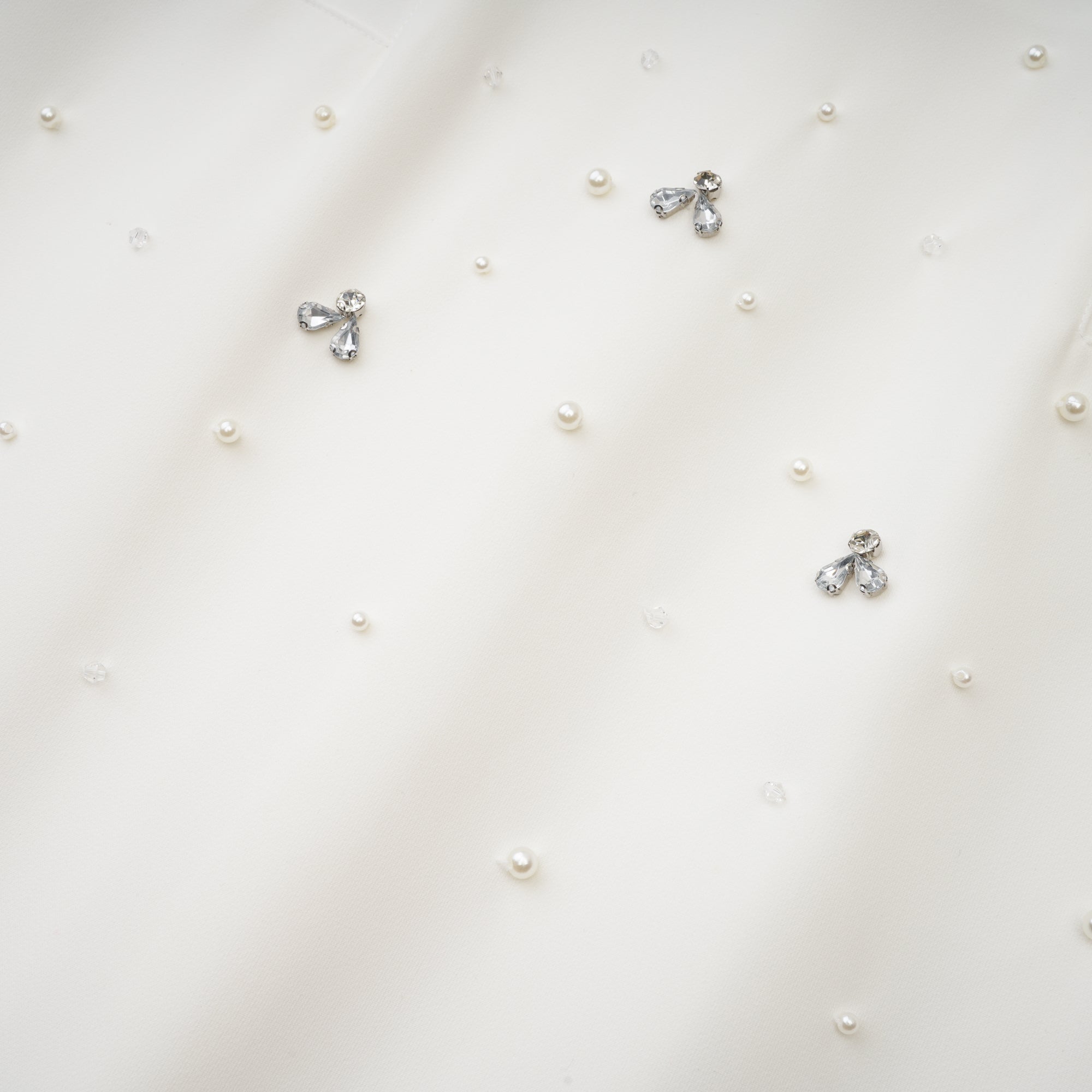 Φόρεμα Μίντι Με Κέντημα Melisande Σε Λευκό Χρώμα