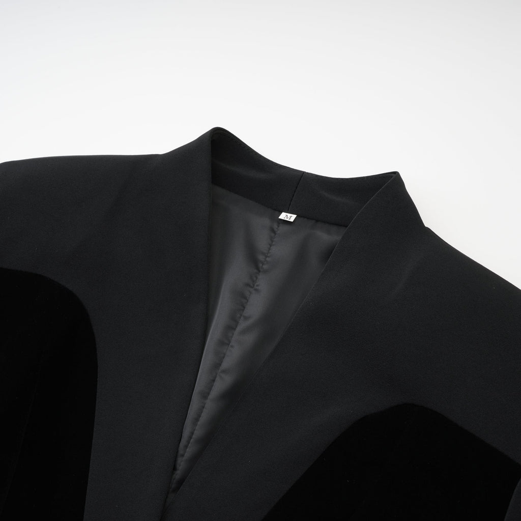 Μαύρο Τζάκετ Mireille Με Επένδυση