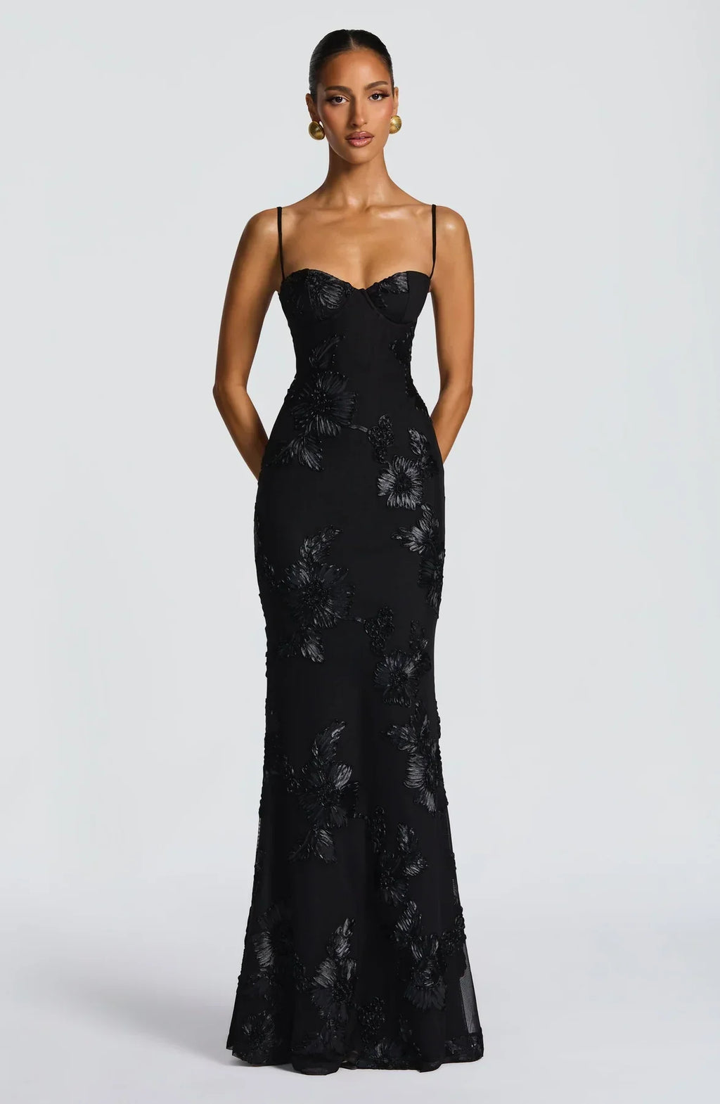 Φόρεμα Abeline Με Φλοράλ Σχέδια Και Λεπτομέρειες Στην Πλάτη