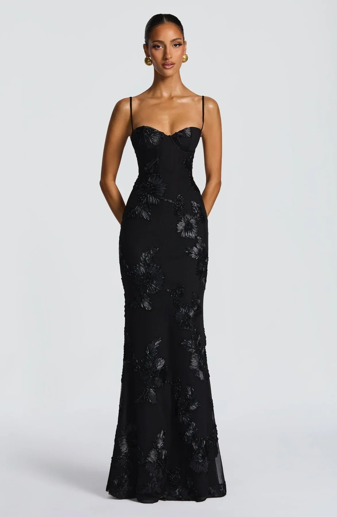 Φόρεμα Abeline Με Φλοράλ Σχέδια Και Λεπτομέρειες Στην Πλάτη