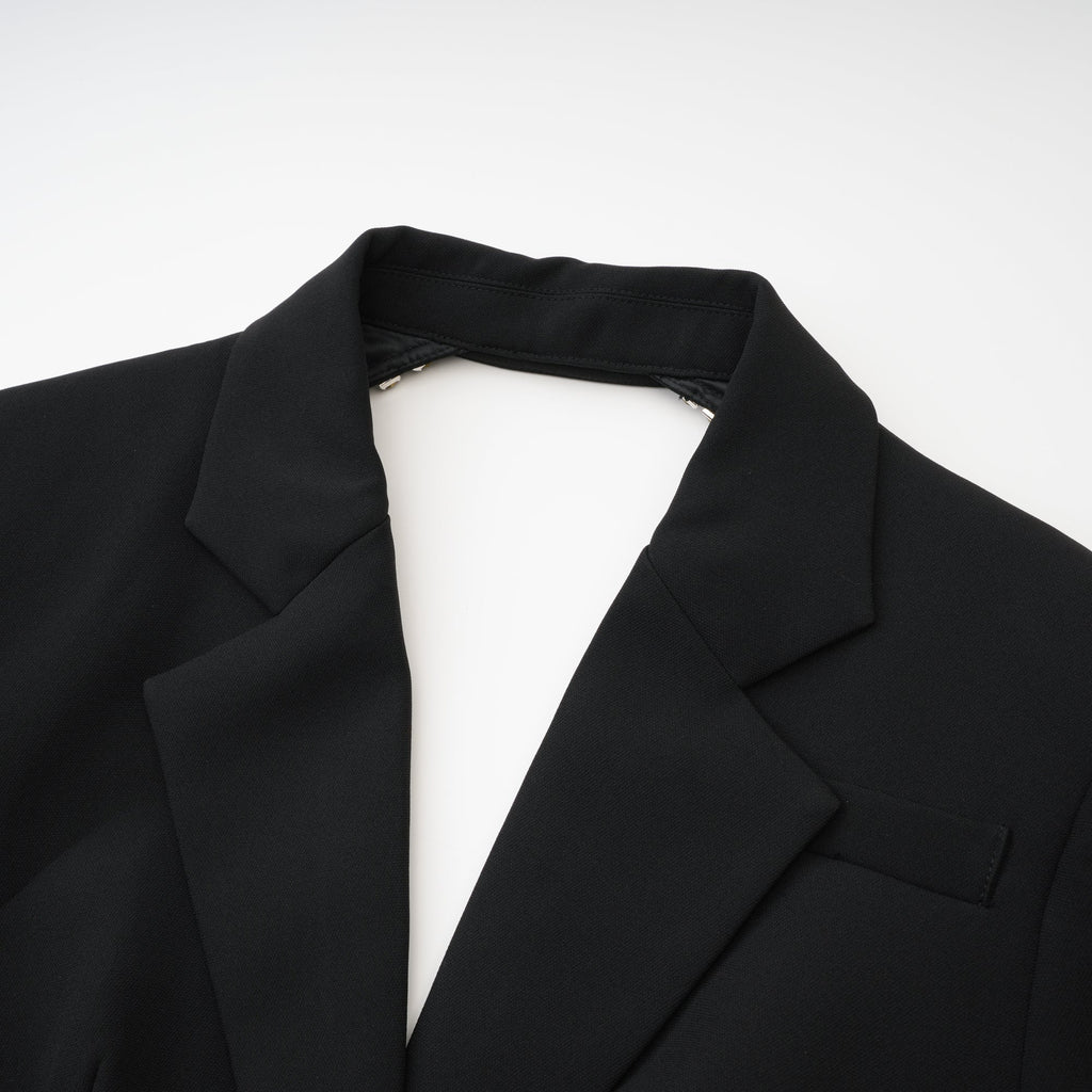 Μαύρο Σακάκι Odette Με Ανοιχτή Πλάτη