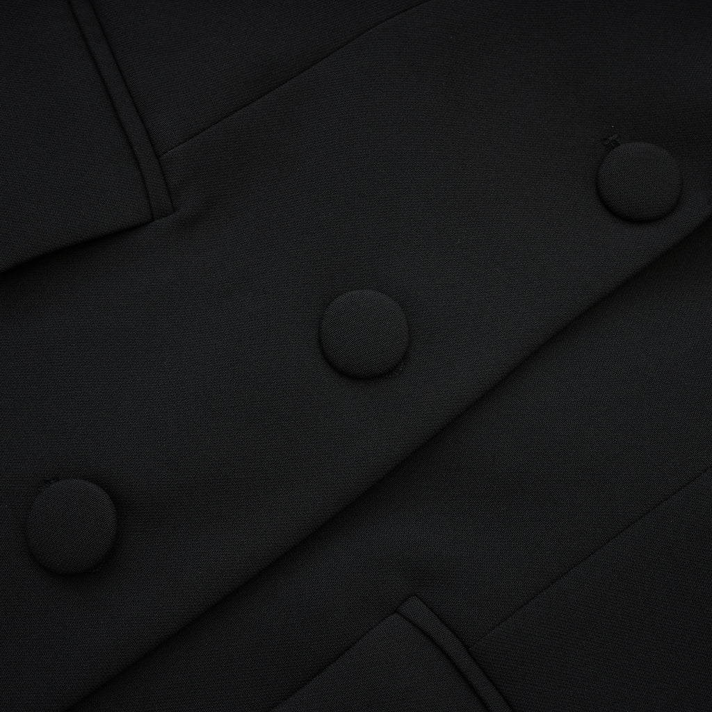 Μαύρο Σακάκι Odette Με Ανοιχτή Πλάτη