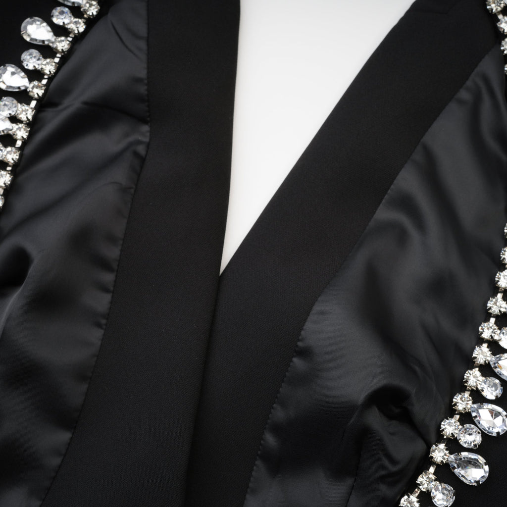 Μαύρο Σακάκι Odette Με Ανοιχτή Πλάτη