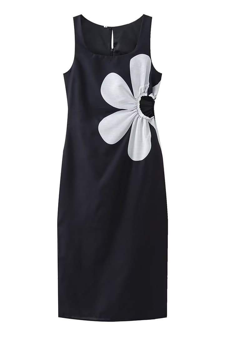 Φόρεμα Μίντι Με Φλοράλ Στάμπα Ophelia