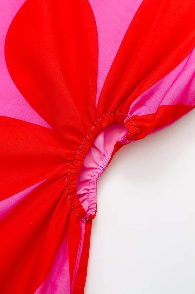 Φόρεμα Μίντι Με Φλοράλ Στάμπα Ophelia