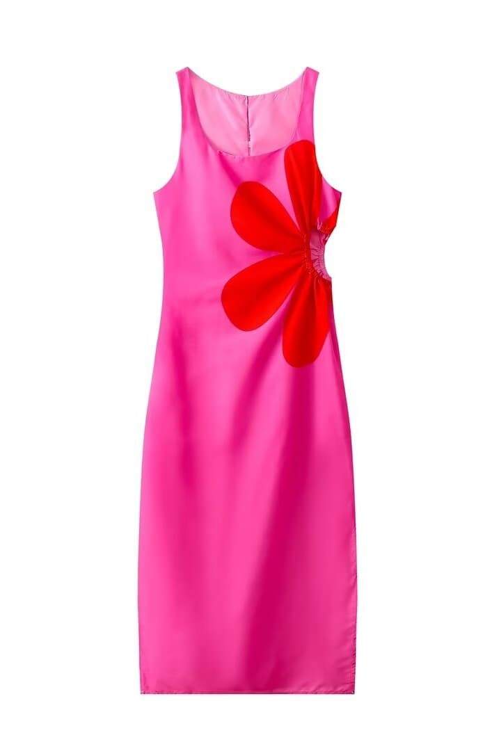 Φόρεμα Μίντι Με Φλοράλ Στάμπα Ophelia