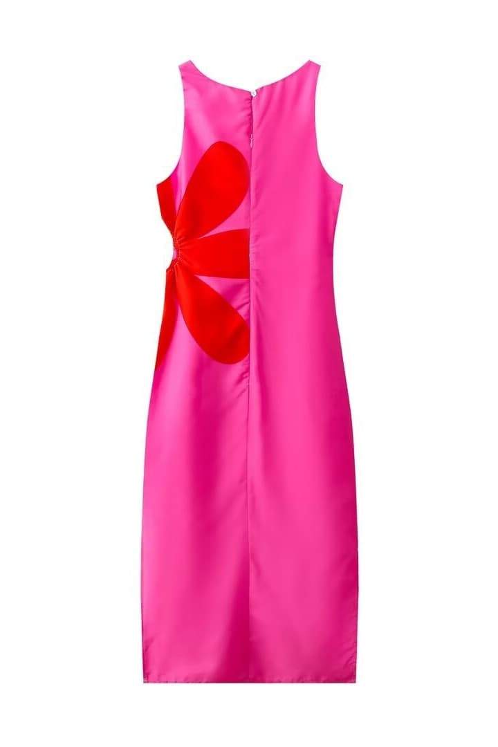 Φόρεμα Μίντι Με Φλοράλ Στάμπα Ophelia