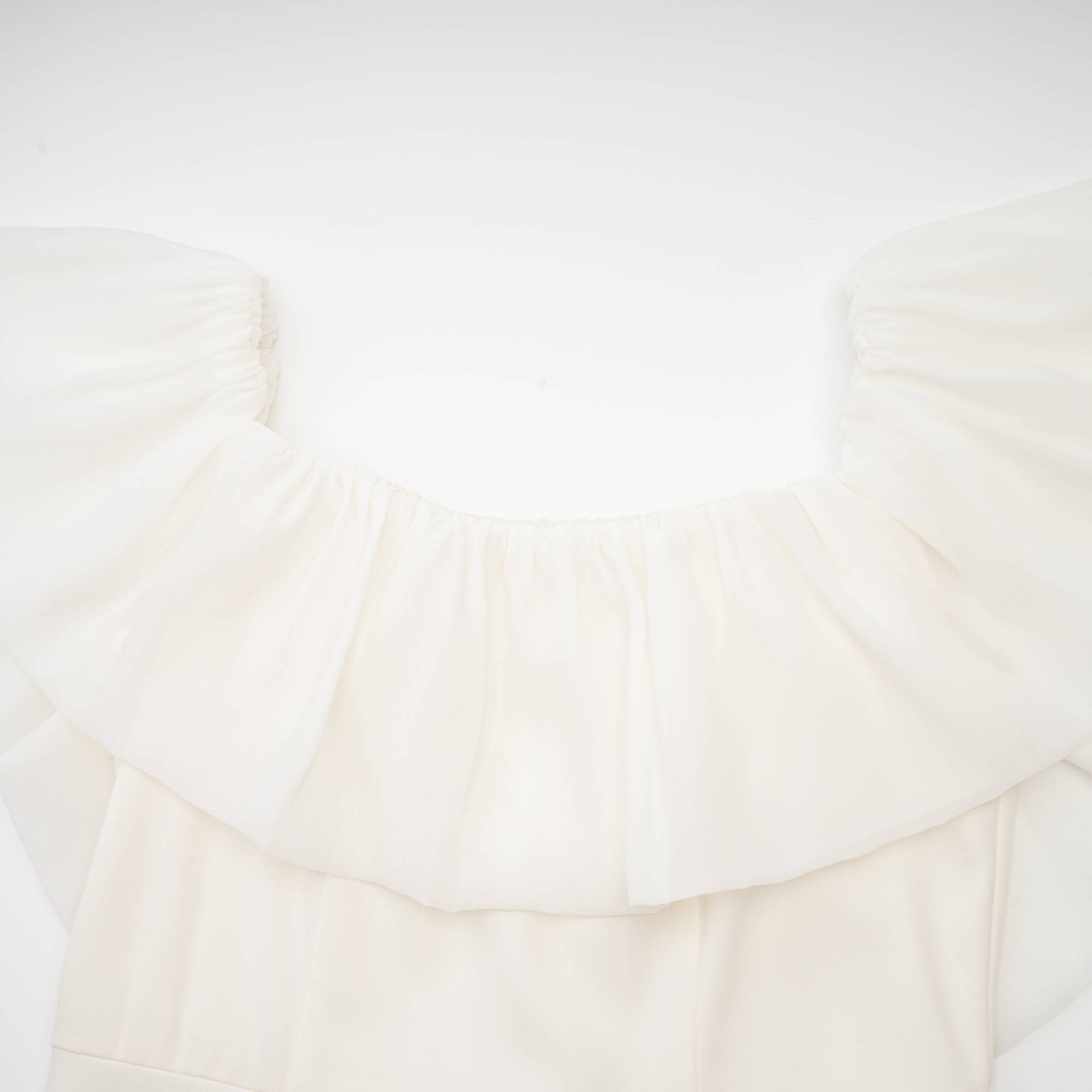 Φόρεμα Μίντι Περσεφόνης Με Λευκό Αμάνικο Σχέδιο