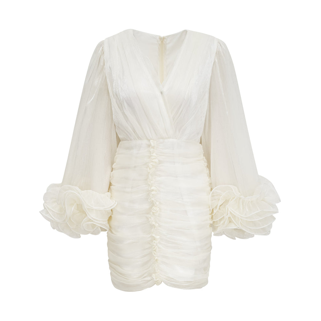 Μίνι Φόρεμα Με Απλικέ Λουλούδια Rosalie