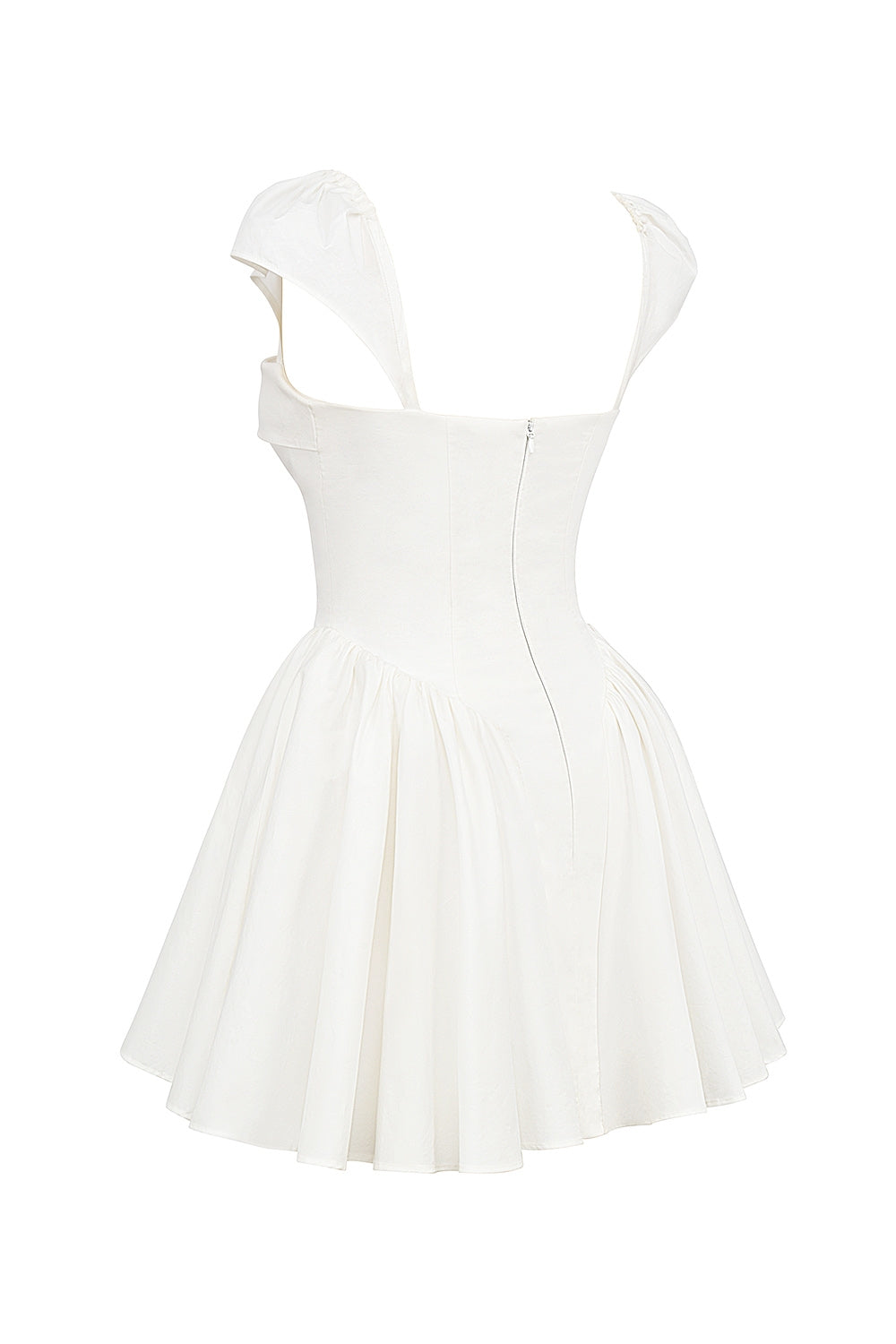 Μίνι Φόρεμα Με Γιασεμί Και Λεπτομέρεια Στο Στήθος