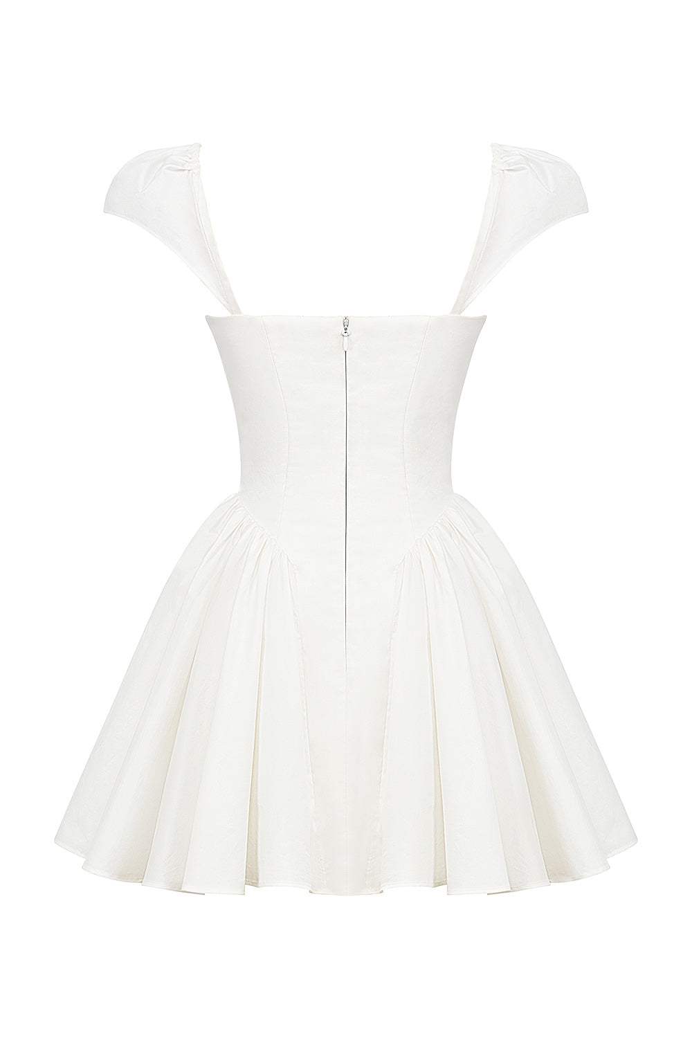 Μίνι Φόρεμα Με Γιασεμί Και Λεπτομέρεια Στο Στήθος