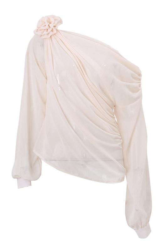 Ασύμμετρο Τοπ Με Σχέδιο Sheila Flower