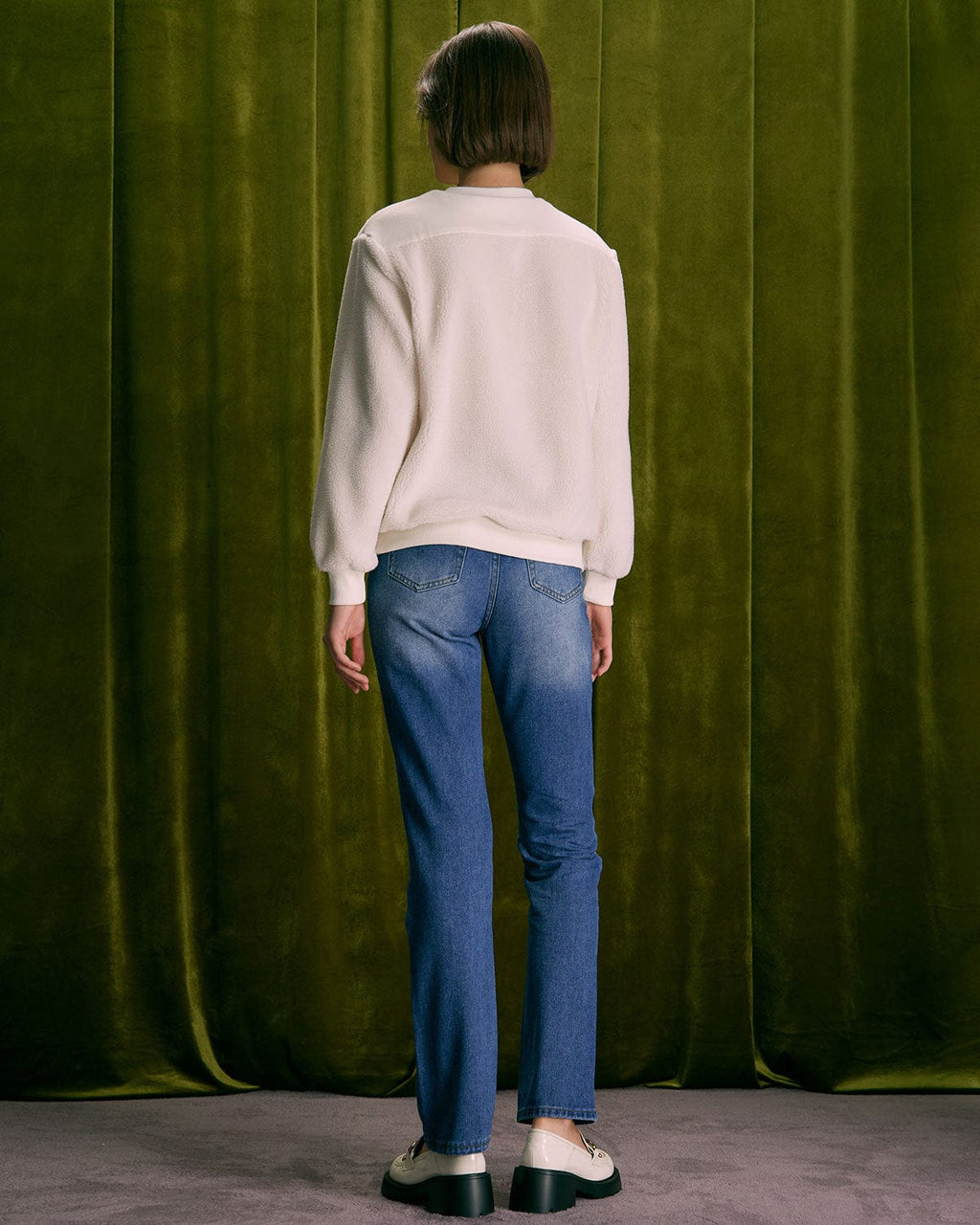 Μπεζ Φούτερ Με Αρκουδάκι Και Patchwork