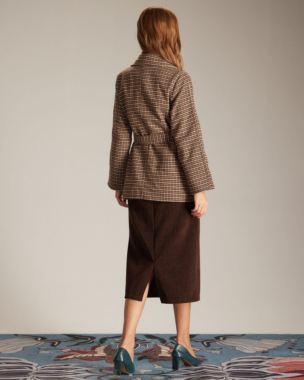 Παλτό Με Φαρδύ Γιακά Και Κορδόνια Και Ζώνη