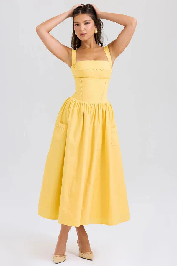 Φόρεμα Midi Με Κορδέλα Apolline