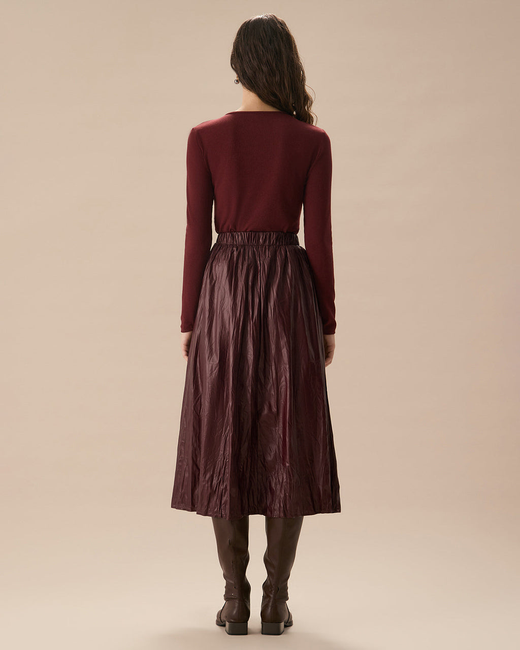 Κόκκινη Ζακέτα Με Ένα Κουμπί Και Βολάν