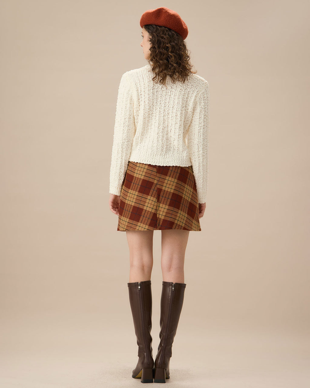 Λευκό Ζακέτα Με V Λαιμόκοψη Και Μονόπετο