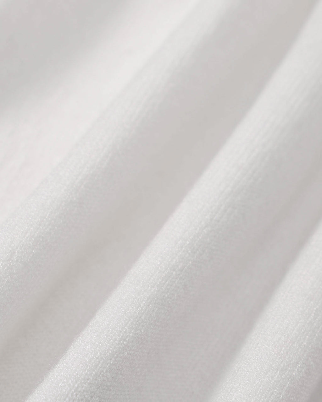 Λευκό Πλεκτό Μίντι Φόρεμα Με Αντίθεση