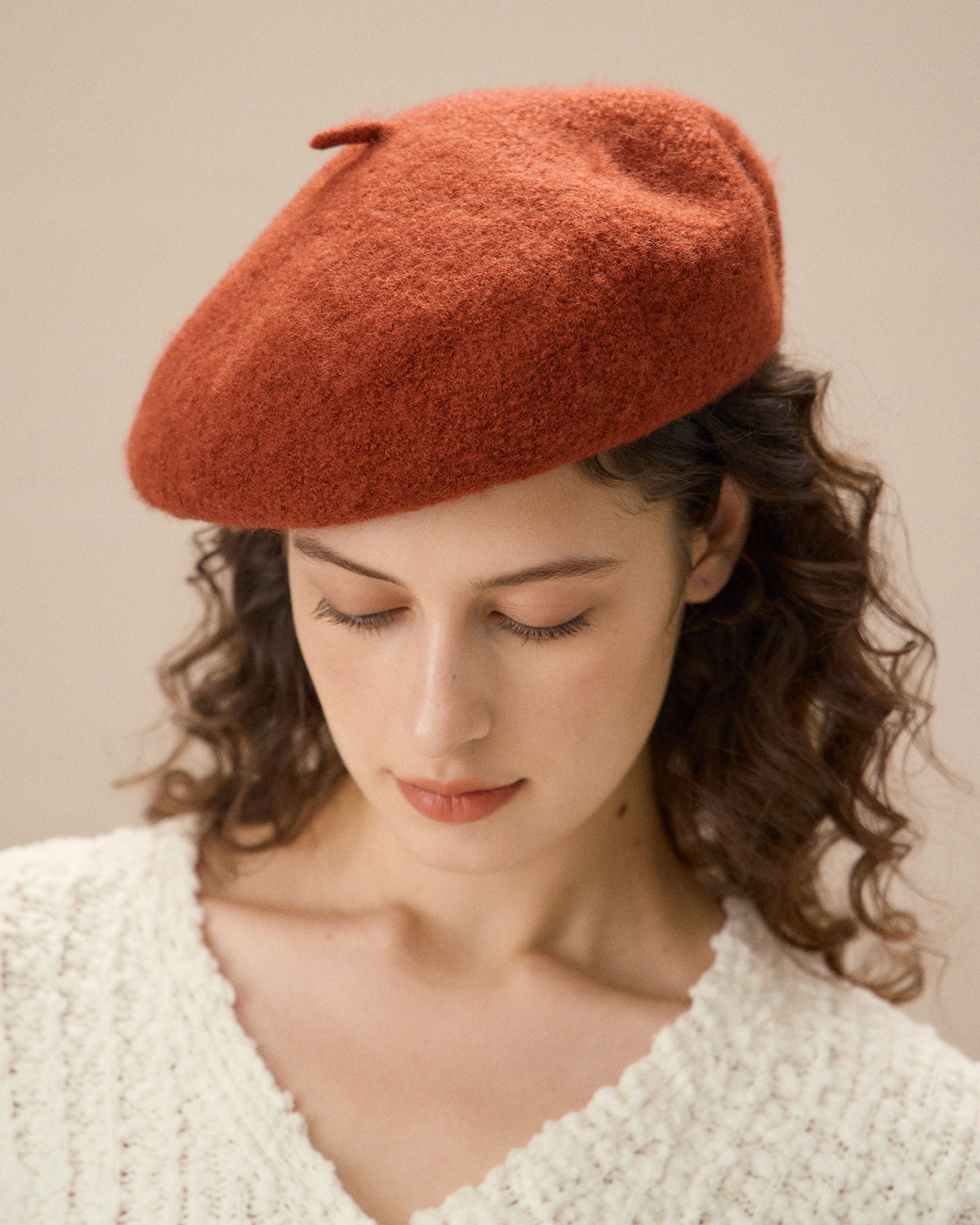 Κλασικό Μάλλινο Καπέλο Μπερέ