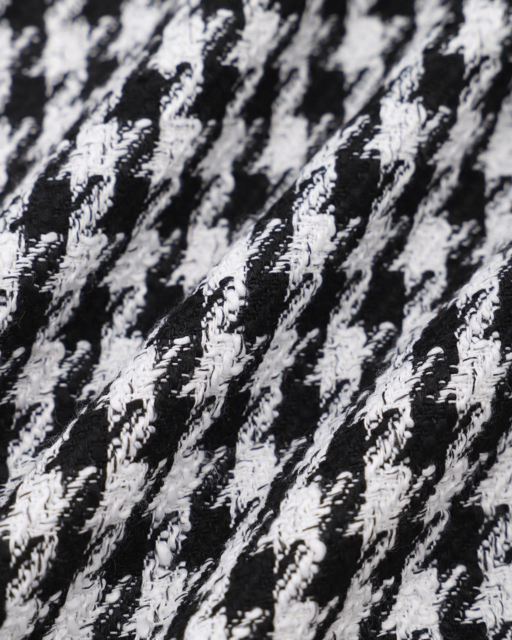 Μαύρο Τουίντ Μπουφάν Με Ένα Κουμπί Και Τσέπες