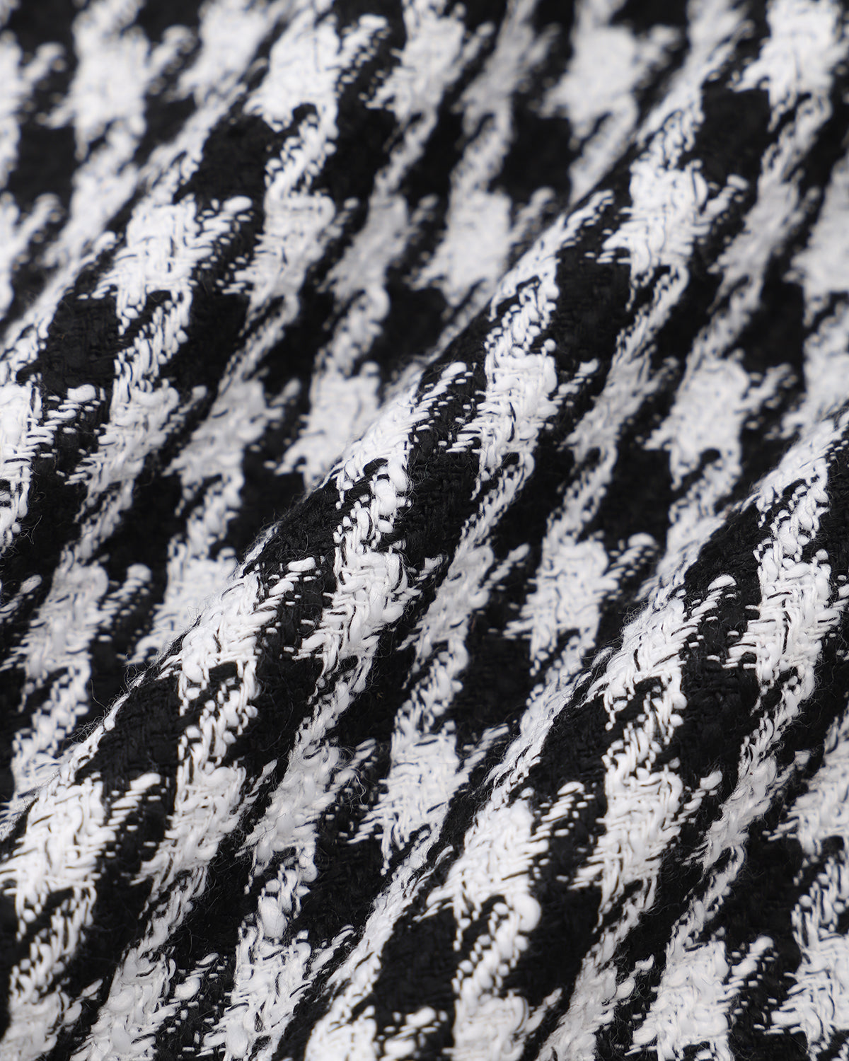 Μαύρο Τουίντ Μπουφάν Με Ένα Κουμπί Και Τσέπες